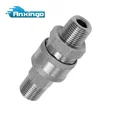 thumbnail image 1 of 3/8" Pressure Washer Wand Gun Hose Quick Connect Thread Male Stainless Steel, 1 of 6