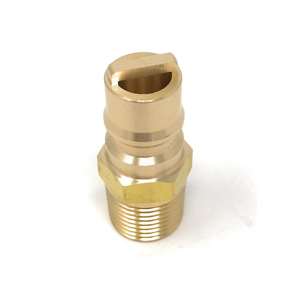 3/8" Quick Connect Male NPT Insert Hose Plug Propane LP Gas Water or Air Brass Connector Quick Connect Disconnect Fitting