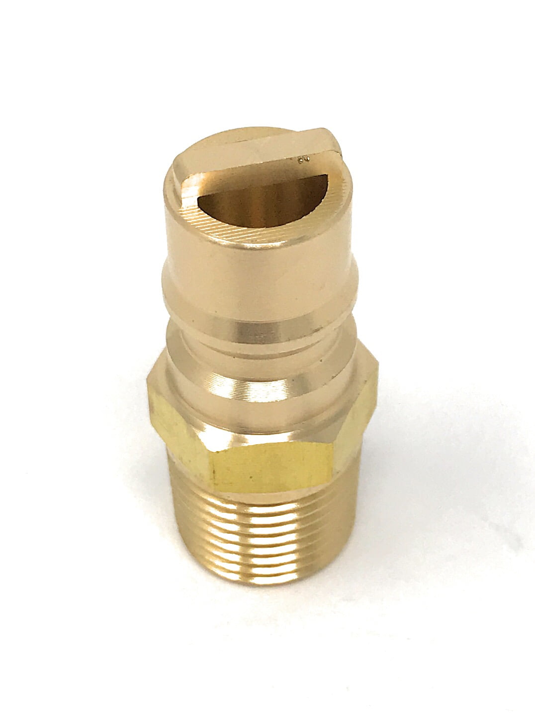 3/8" Quick Connect Male NPT Insert Hose Plug Propane LP Gas Water or Air Brass Connector Quick