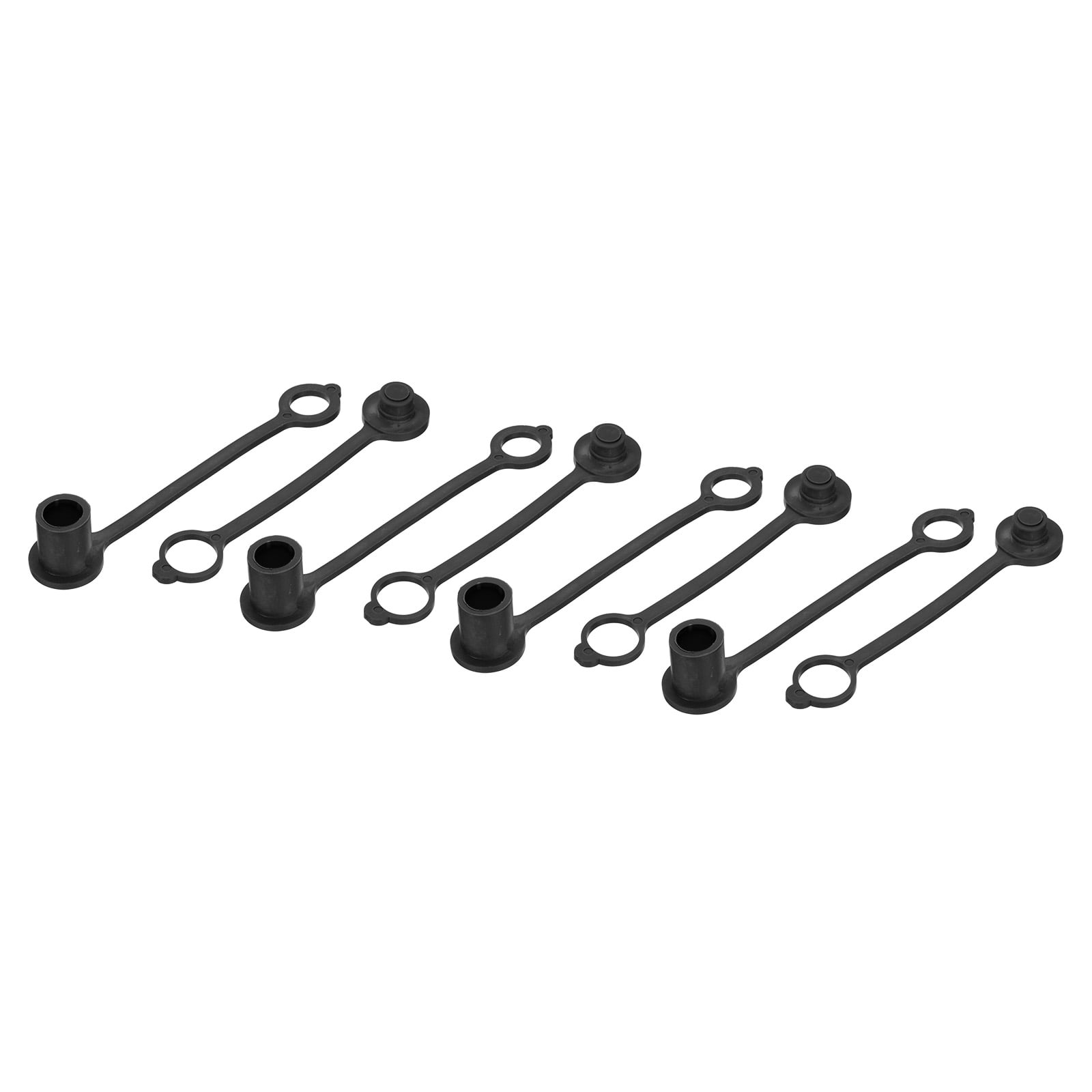 3/8" Quick Disconnect Connect Dust Cap and Plug Cover, 16pcs Rubber