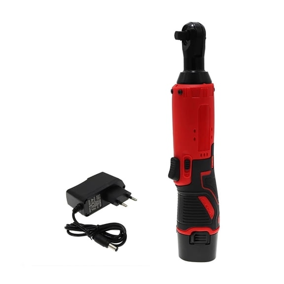 3/8 Ratchet Wrench 10mm Portable 12V Lithium Battery Fast Electric Wrench Stage Frame 90 Degree Right Angle - Reliable Performance
