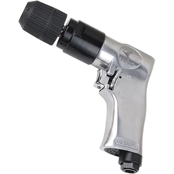 3//8" Reversible Air Drill with Keyless Chuck