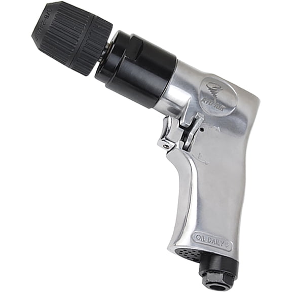 ATD Tools 2143 3//8" Reversible Air Drill with Keyless Chuck ATD-2143
