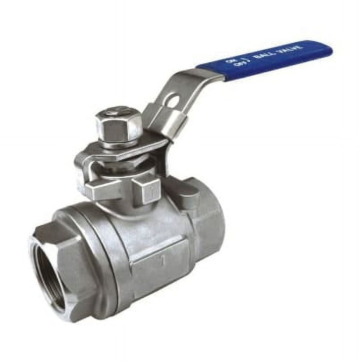 3/8'' Stainless Steel Full Port Ball Valve with Blue Handle
