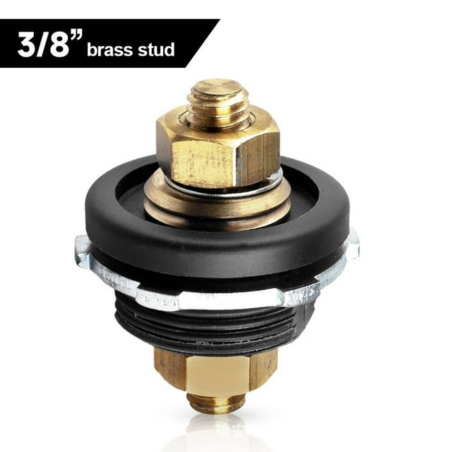 3/8" Stud Remote Battery Power Post Connector Brass Replacement