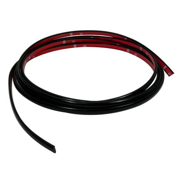 3/8" Tape on 14 Feet Black J Shape Door Guard Edge Trim