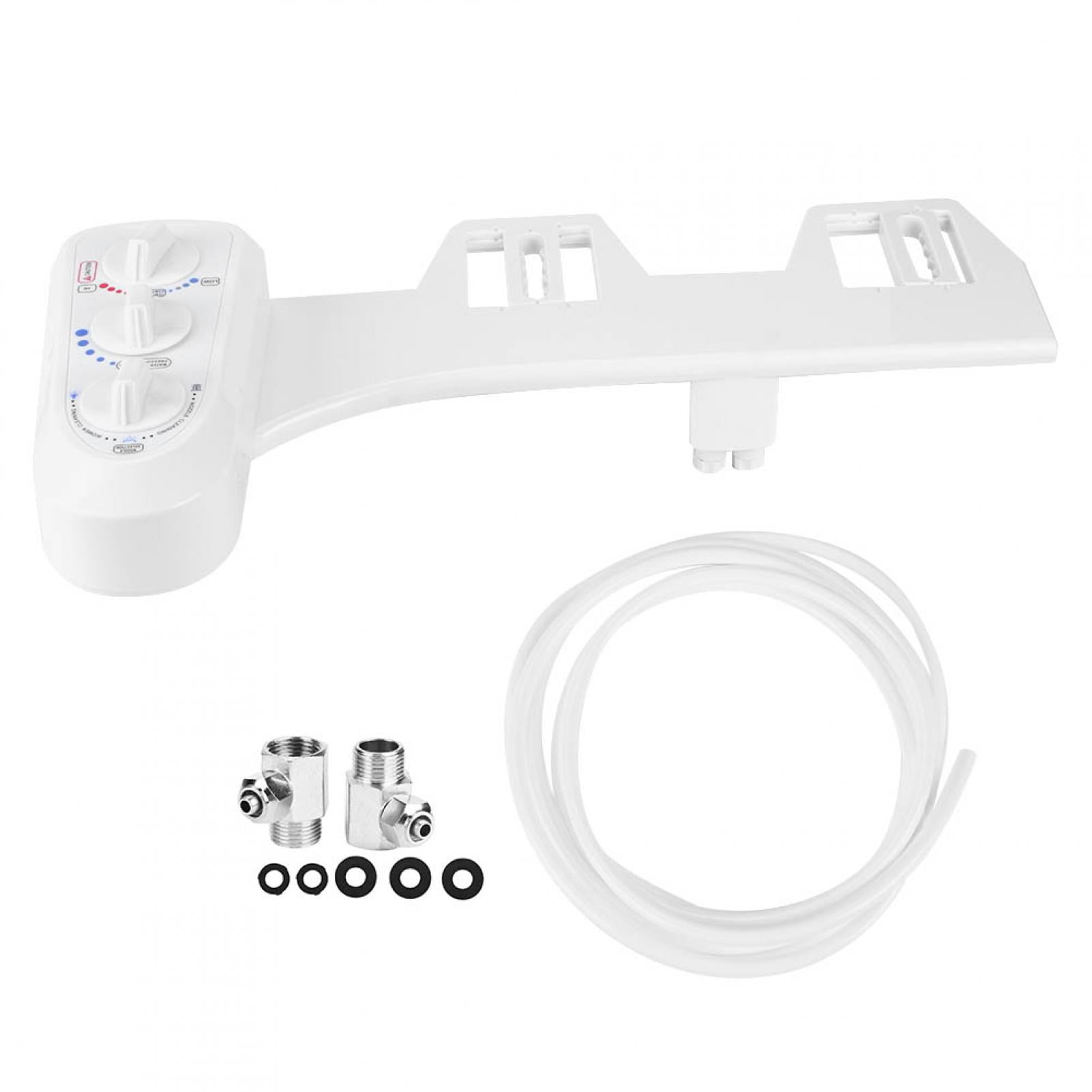 3/8 Thread Bidet Attachment Hot and Cold Water Double Nozzle Toilet Bidet Sprayer EU Standard