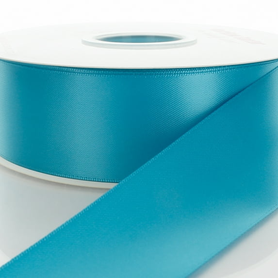3/8" Vivid Blue Double Face Satin Ribbon 5 yard Reel