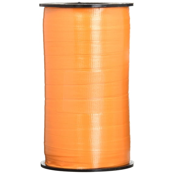 3/8" Wide Tropical Orange Curling Ribbon - 250 Yards