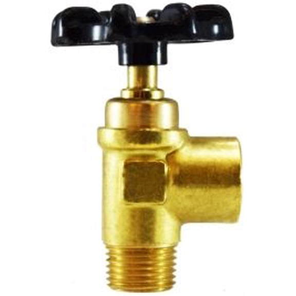 3/8 X 1/2 FIP X MIP Truck Valve, Truck Drum Solid Bottom Valves, Brass Fittings