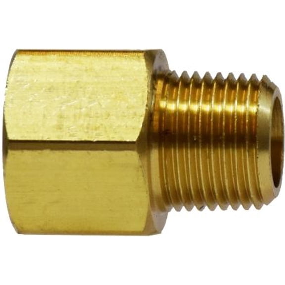 3/8 X 1/8 FIP X MIP Adapter, Pipe, Brass Fittings