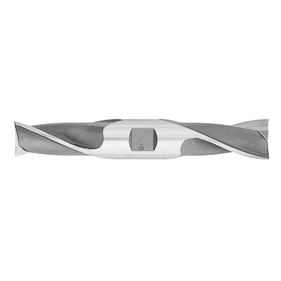 3/8" X 3/8" HSS 2 Flute Double End, End Mill, Qualtech, DWCT212