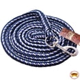 thumbnail image 1 of 3/8" X 8' Weaver Leather Ends Poly Roper Rein W/ Snap Multi Color, 1 of 5