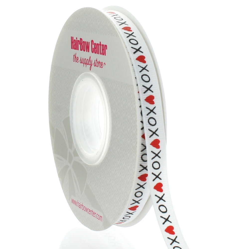 3/8" XOXO Grosgrain Ribbon 100 Yard