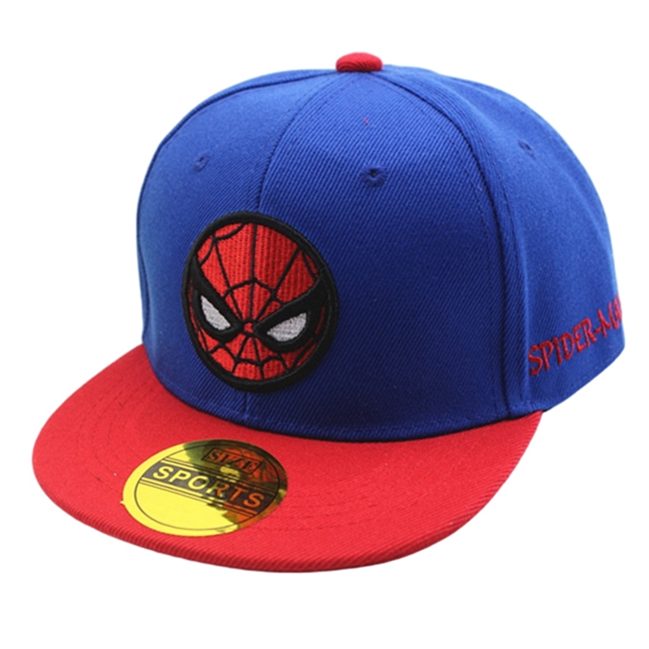 3-8 Years Kids Boys Girls Adjustable Cartoon Falt Hat Snapback Baseball Cap