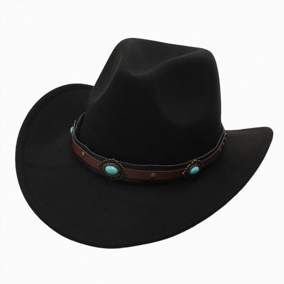 3-8 Years Kids Hat Toddler Boys Cowboy Hat, 2-8t Western Hat for Kids, Hatband Baby Hat Cowgirl Hat Western Cowboy Hat Dance Hat,Black