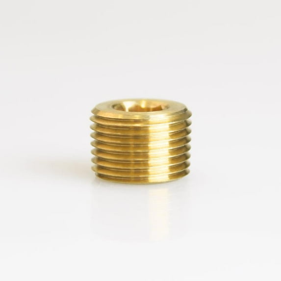 3/8 in. MPT Brass Counter Sunk Plug