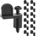 thumbnail image 1 of 3/8 in Nylon Window Screen Clip with Screws Offset Window Clips for Fastens Winter Window Screens, Storm Windows, Storm Panels, Screen Door Clips, 1 of 6