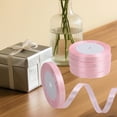 thumbnail image 1 of 3/8 inch 25 Yard roll,Total 5 roll 125 yards,Satin Ribbon for Gift Wrapping, Wedding, Crafts, Christmas,Easter, Floral, Hair, Invitation Decorations and More Ltpink, 1 of 9