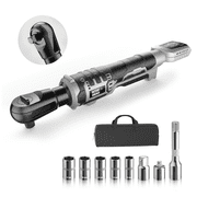 3/8-inch Cordless Electric Ratchet Wrench Set, 88 Ft-Lbs (120N.m) Max Torque, 500 RPM, Variable Speed, Compatible with DEWALT 20V MAX Battery (Tool Only)