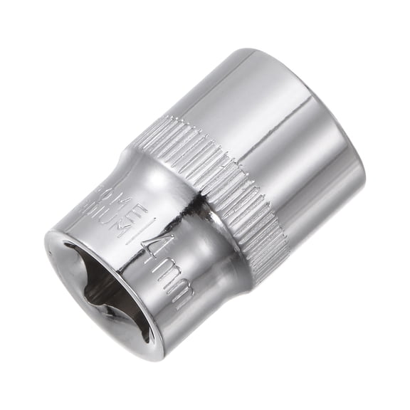 3/8-inch Drive 14mm 6-Point Shallow Socket, Cr-V Steel Socket