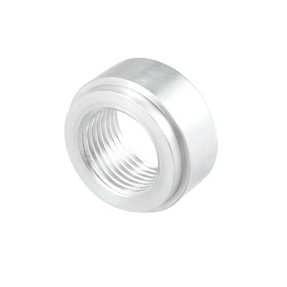3/8 inch NPT Female Nut Threaded Insert Weldable Aluminum Alloy Pipe Fittings for Car