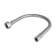 thumbnail image 1 of 3/8" x 1/2" OD x FIP Flexible Stainless Steel Faucet Connector 12" Length ,PartN, 1 of 1