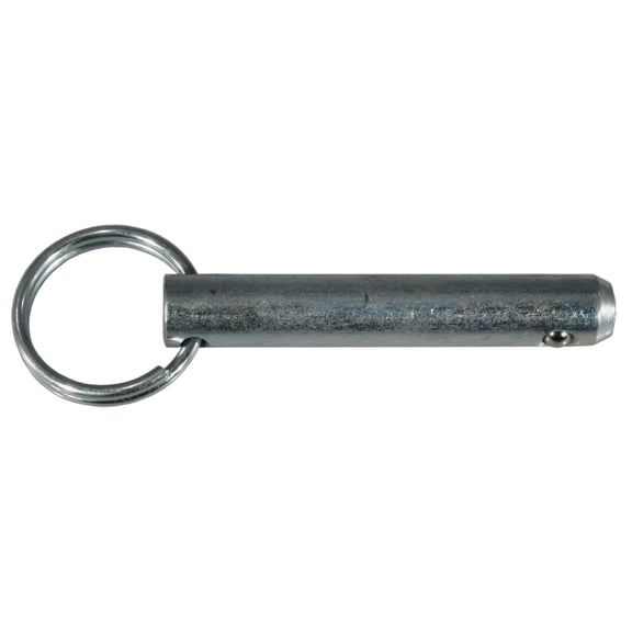 3/8" x 1-5/8" Zinc Plated Steel Cotterless Hitch Pins HPS-096 (4 pcs.)