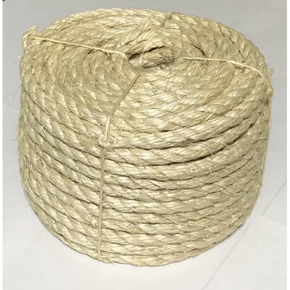 3/8" x 100' Natural Sisal Rope Cat Scratching Post Claw Control Toy Crafts