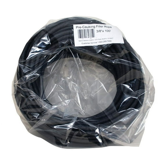 3/8" x 100' Sashco 30381 Filler Rope Pre-Caulking Closed Cell Backer Rod