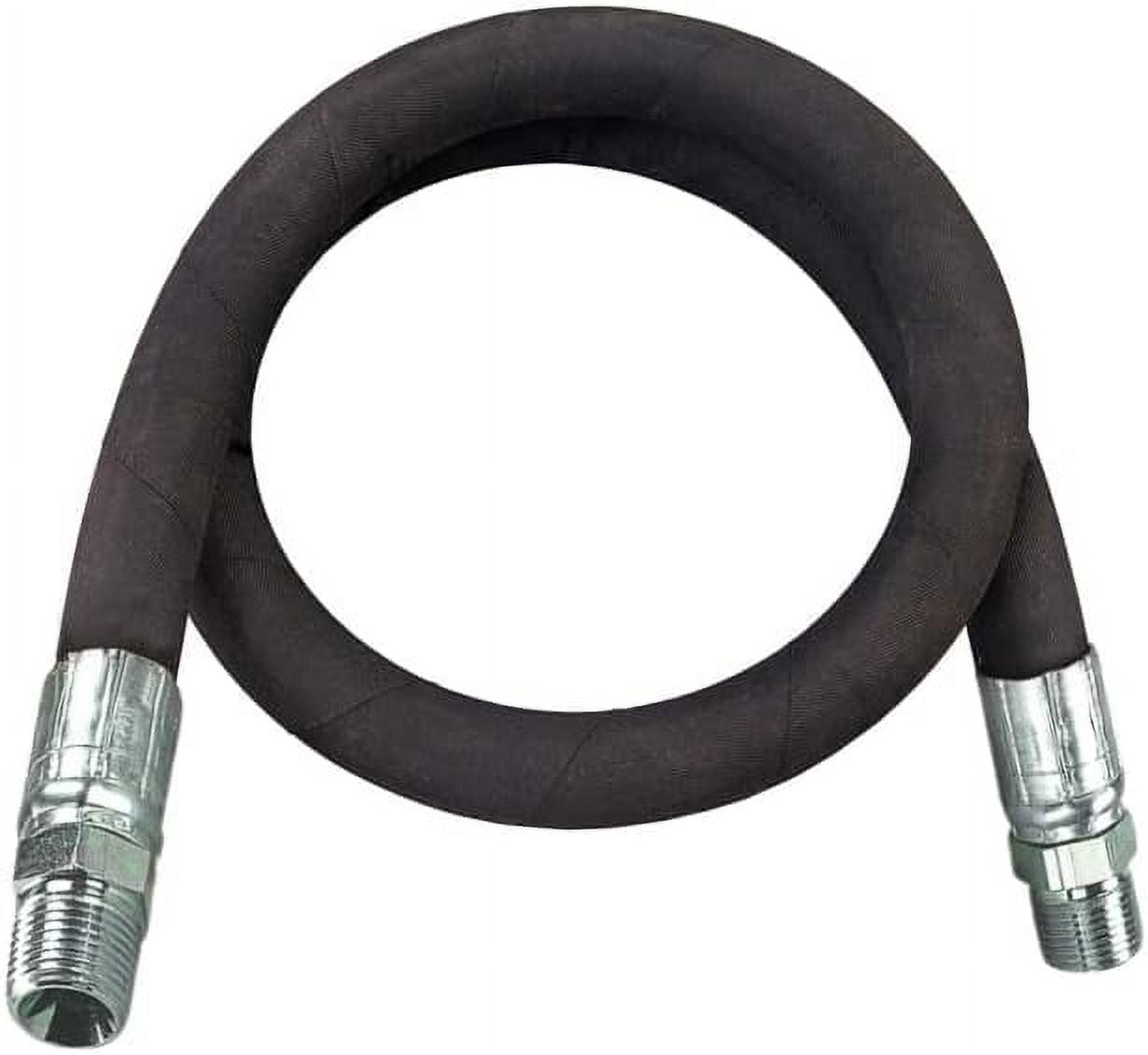 3 8 X 120 Hydraulic Hose Assembly Male X Male NPTF Pipe Thread 3 8 X 120 Hydraulic Hose Assembly Male X Male NPTF Pipe Thread