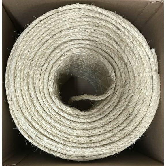 3/8" x 1220' Sisal Rope Cat Scratching Post Claw Control Toy Crafts
