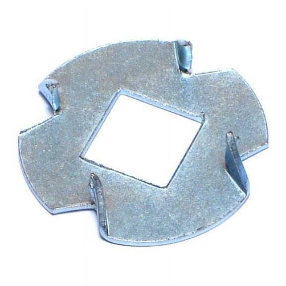 3/8" x 13/32" x 1-7/64" Zinc Plated Grade 2 Steel Pronged Washers SQRWSR-120