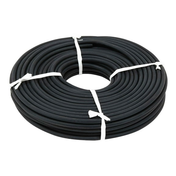 3/8" x 150' Natural Rubber Rope - Solid Core Rubber Bungee Cord for Industrial and Home Use, Tie-Down