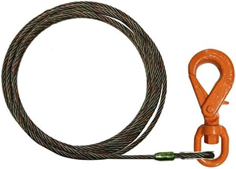 Trigger Wire Rope Recovery Winch Cable With Trigger Kit 3/8 X 150' Winch Cable With ...