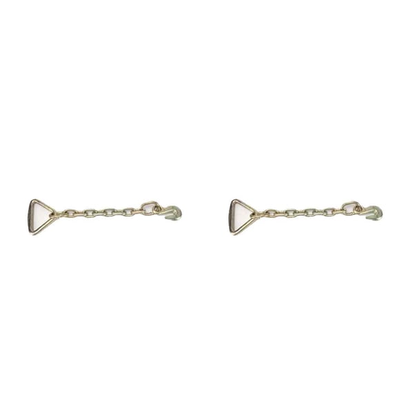 3/8" x 18" Grade 70 Chain Extension w/ 3" D-Ring - 2 Pack