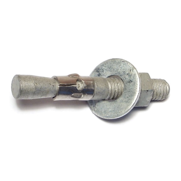 3/8" x 2-3/4" Galvanized Concrete Wedge Stud Anchor Bolts WAS-264 (50 pcs.)