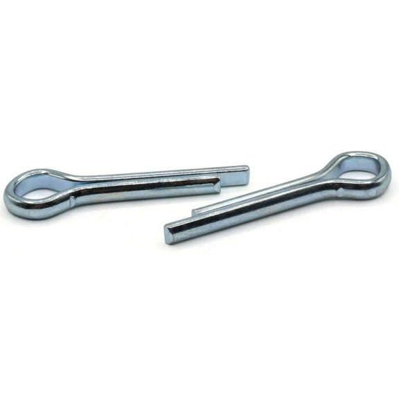 3/8" x 2" Cotter Pins / Extended Prong / Steel / Zinc - 100 Piece Carton