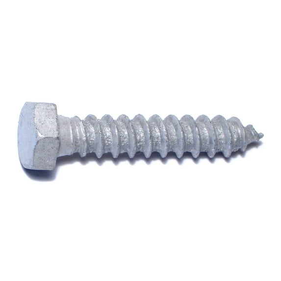 3/8" x 2" Hot Dip Galvanized Steel Hex Head Lag Screws HLSHS-393