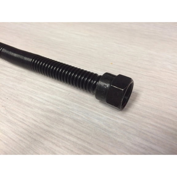 3/8" x 22" Non-Whistle Gas Flex Line for NG or LP Fire Pits, Fireplace, Gas Log
