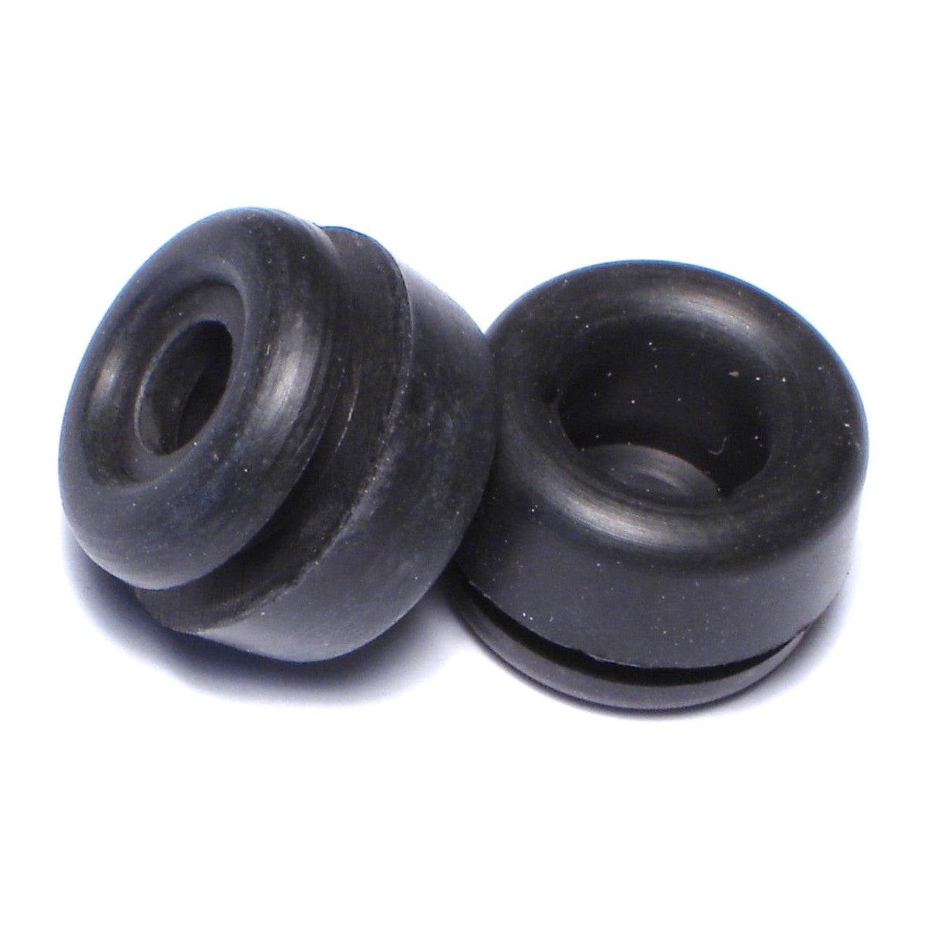 3/8" x 3/4" x 1/2" Black Rubber Grommets (12 pcs.)