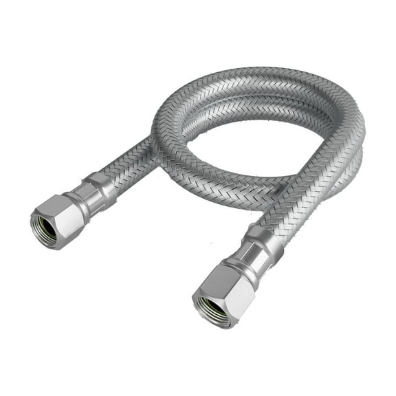 3/8" x 3/8" OD x COMP Flexible Stainless Steel Delta Style Faucet Connector 16"