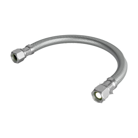 3/8" x 3/8" OD x COMP Flexible Stainless Steel Delta Style Faucet Connector 9"