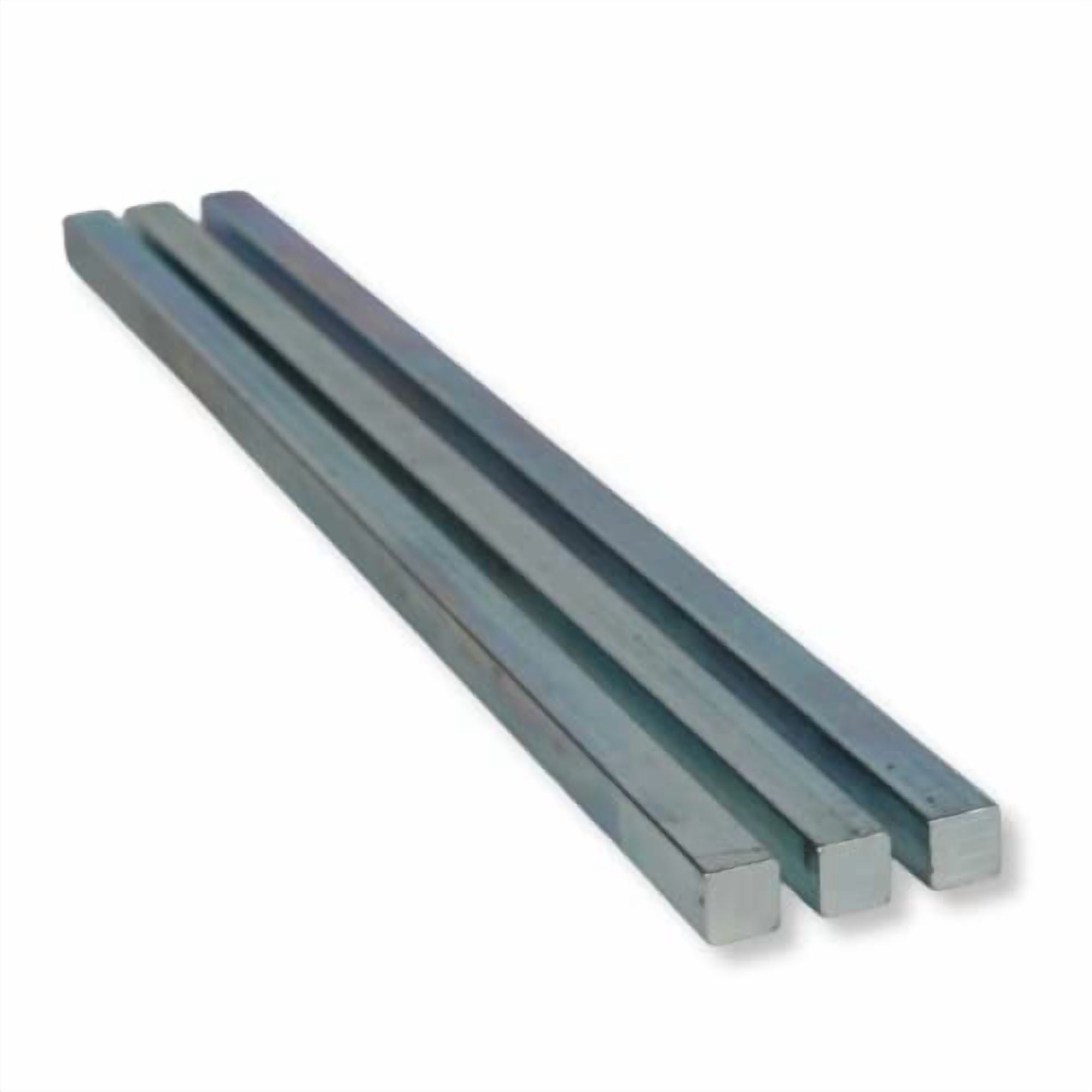 Steel Keystock Assortment - 12" Lengths, Zinc Plated, Mixed Sizes (32-Piece Kit)