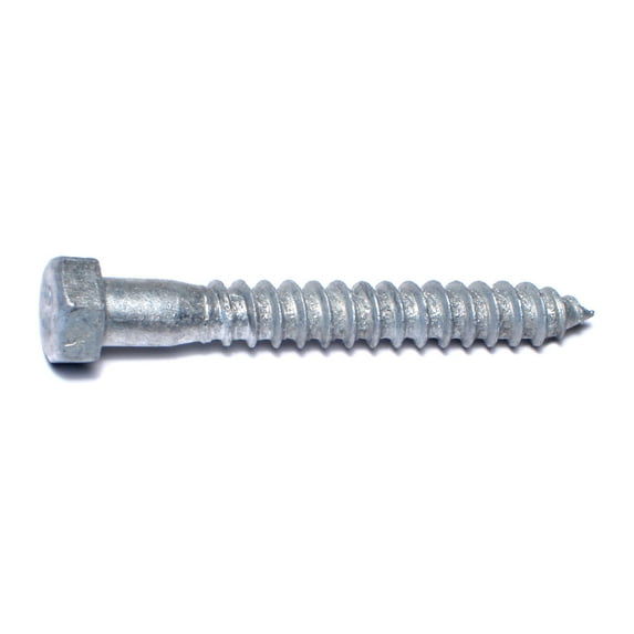 3/8" x 3" Hot Dip Galvanized Steel Hex Head Lag Screws HLSHS-405