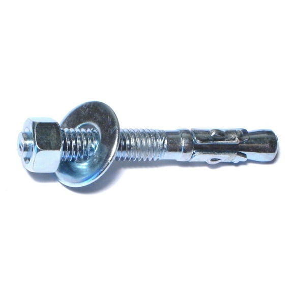 3/8" x 3" Zinc Plated Steel Concrete Stud Anchors WAS-144