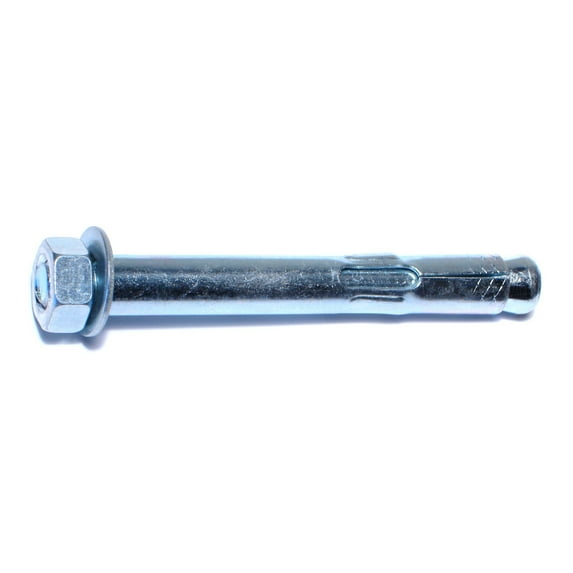 3/8" x 3" Zinc Plated Steel Hex Nut Sleeve Anchors SAHNS-110
