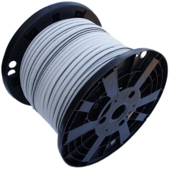 3/8" x 300' White Shock Bungee Rubber Rope Cord - Woven Jacketed$$Tools & Hardware Other