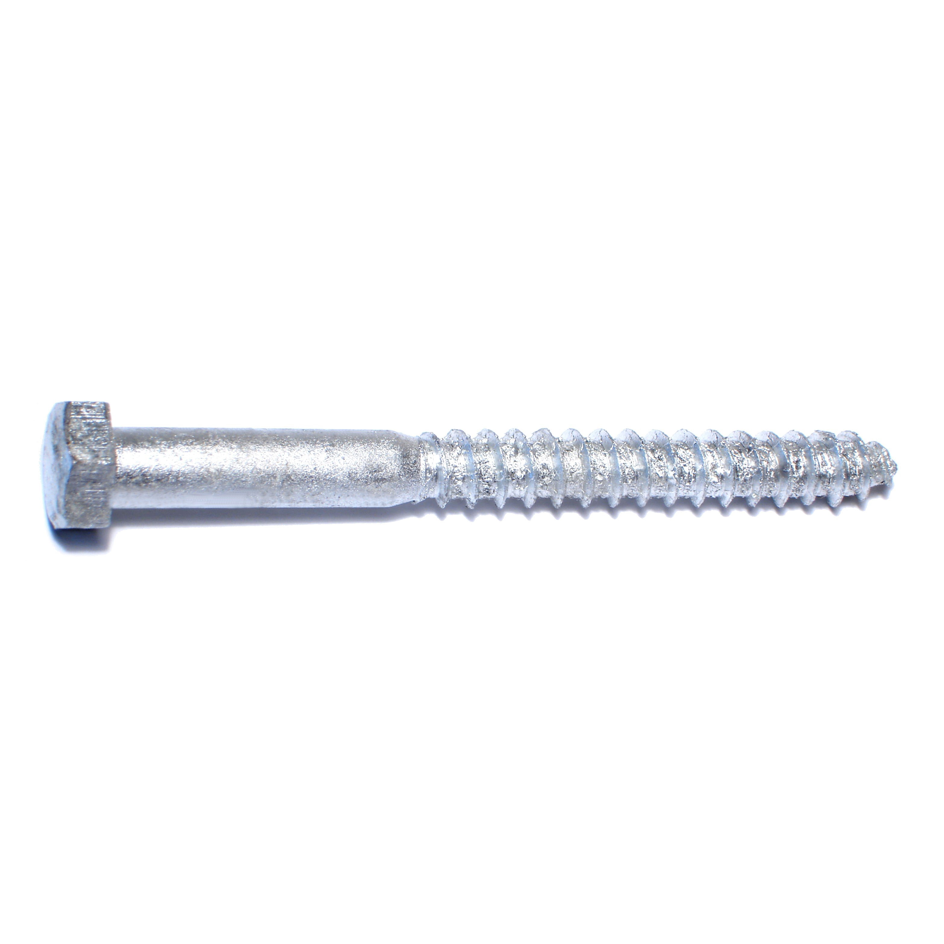 3/8" x 4" Hot Dip Galvanized Steel Hex Head Lag Screws HLSHS-417