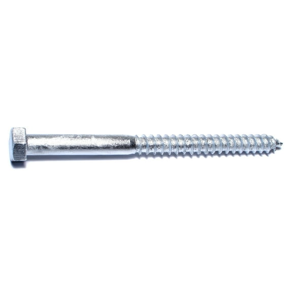 3/8" x 5" Hot Dip Galvanized Steel Hex Head Lag Screws HLSHS-429